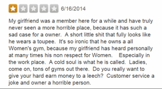 Illustration for article titled 'A Squirty Poop on the Floor': The Grimmest Yelp Review of Gyms